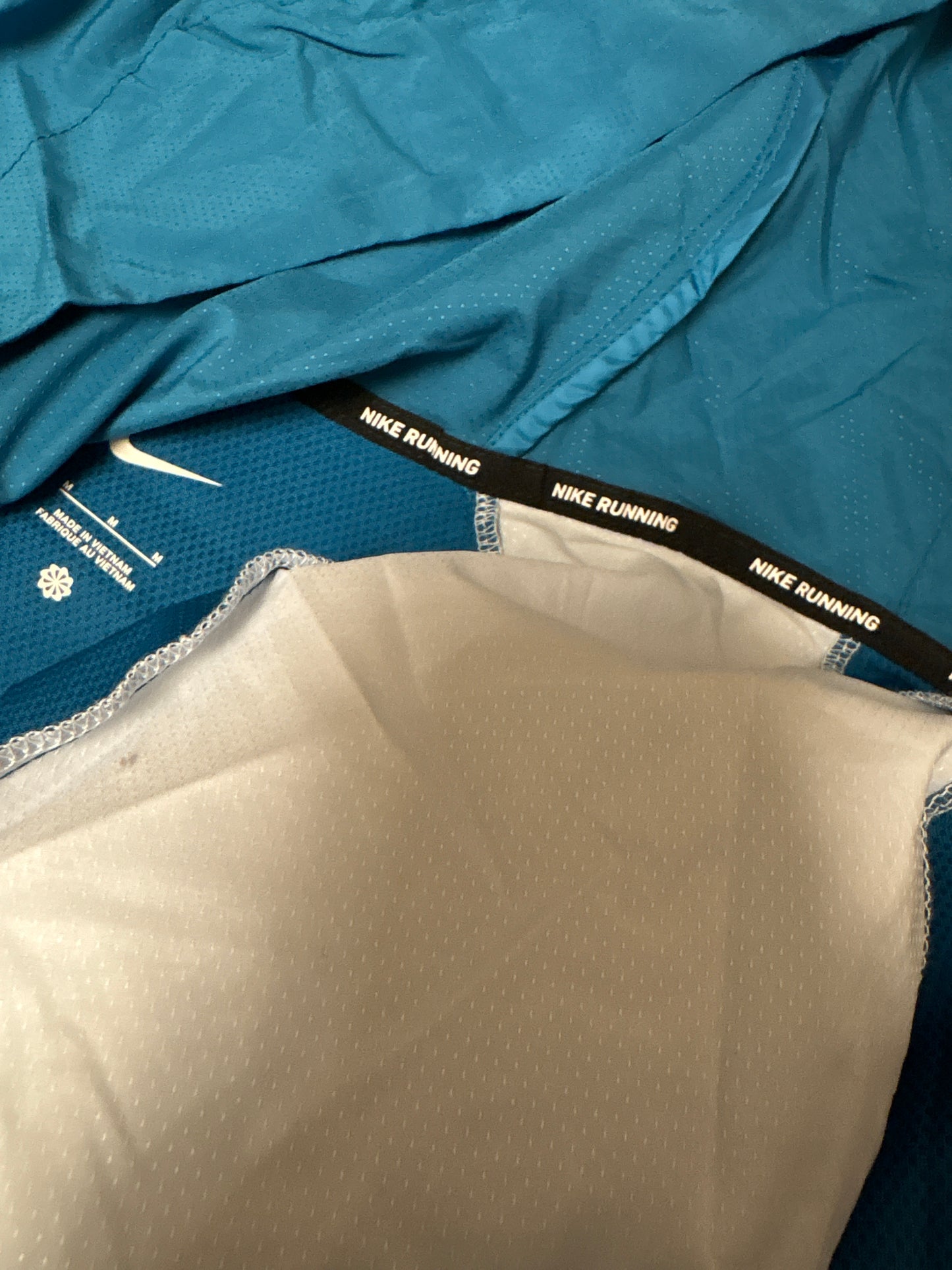 Nike Laufjacke in blau/grau, Größe M