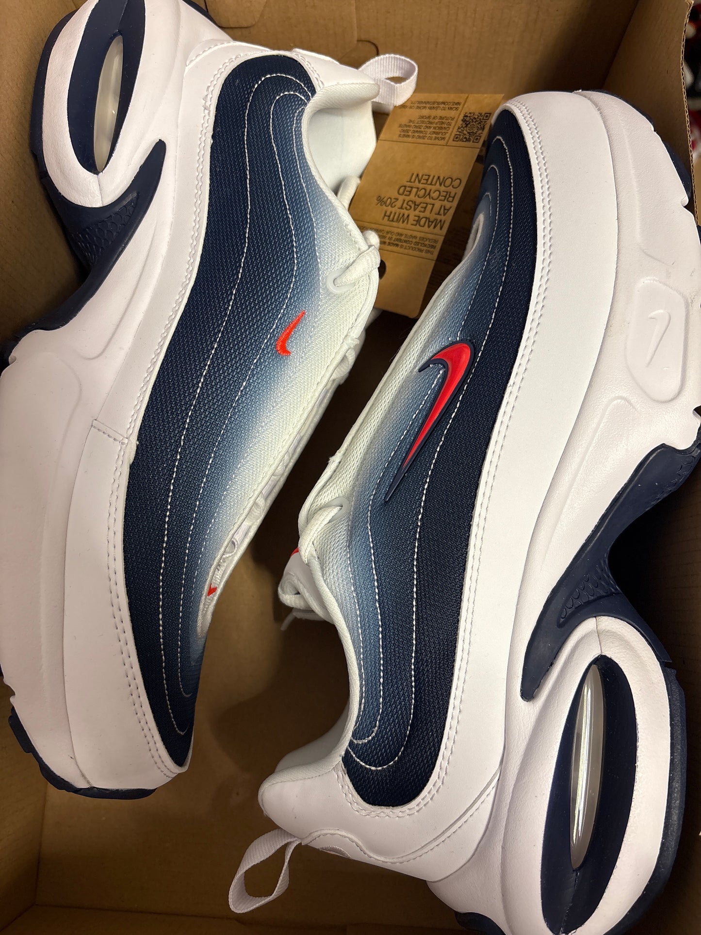 Nike Air Max Portal in weiss/blau/rot, Gr. Wählbar