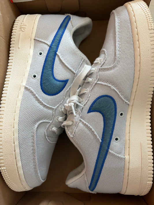 Nike Airforce 1 Gr. 42,5 in verschiedenen Blautönen