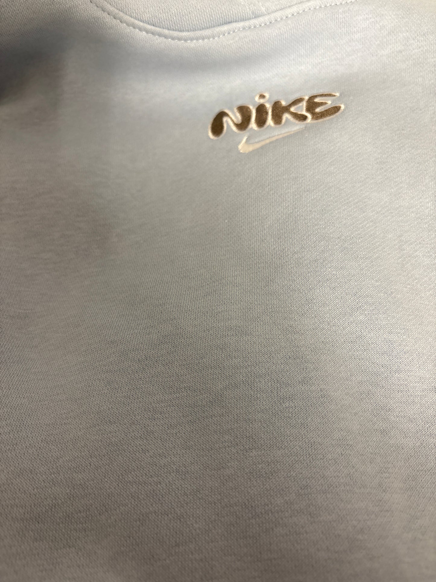 Nike Frauen Hoodie, Größe wählbar in hellblau/braun