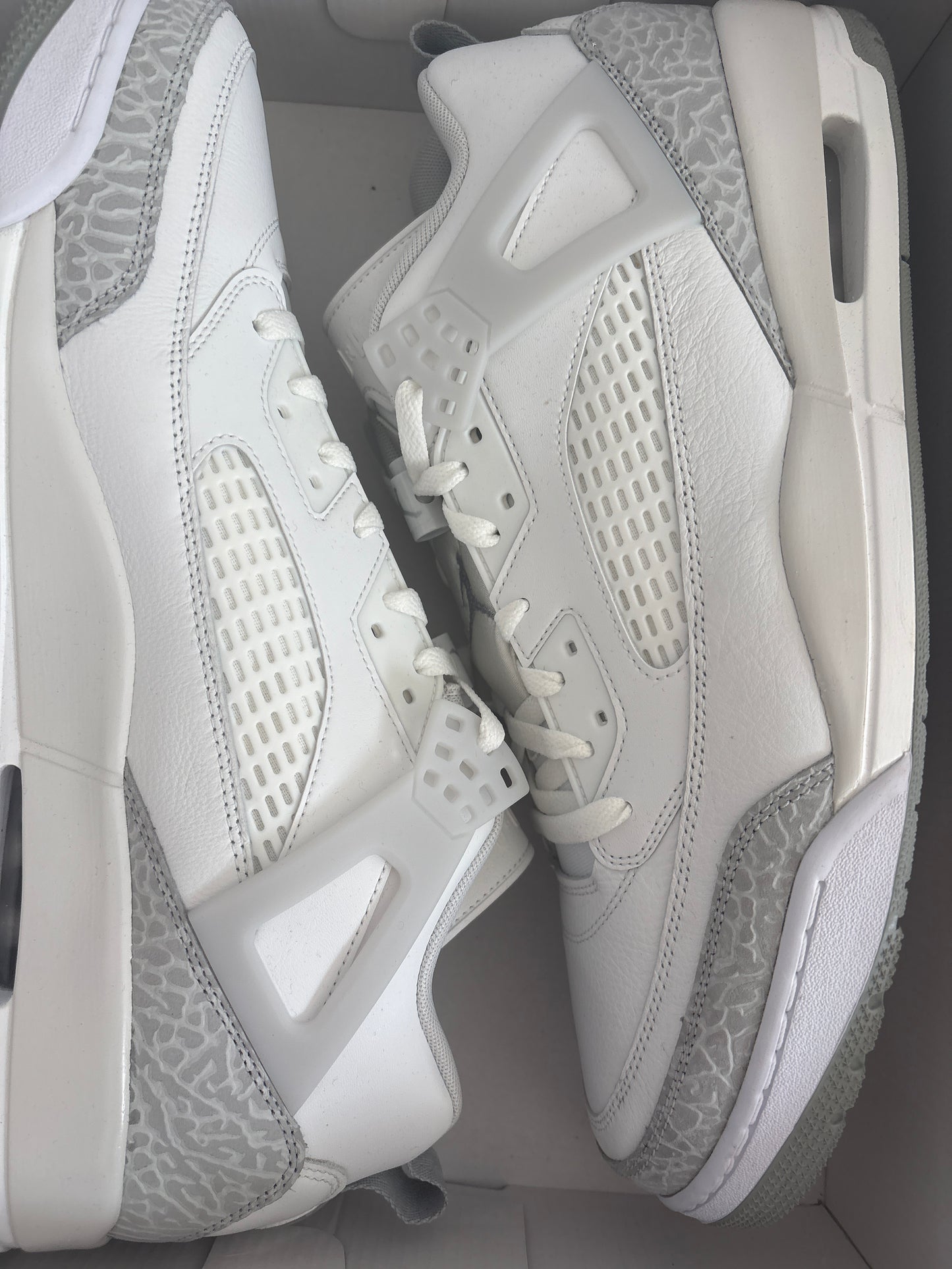 Nike Jordan Spizike Low, in beige/grau/weiss, Größe 52