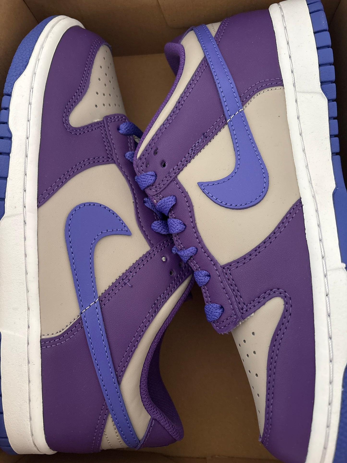 Nike Dunk low, blau/lila, Größe 40
