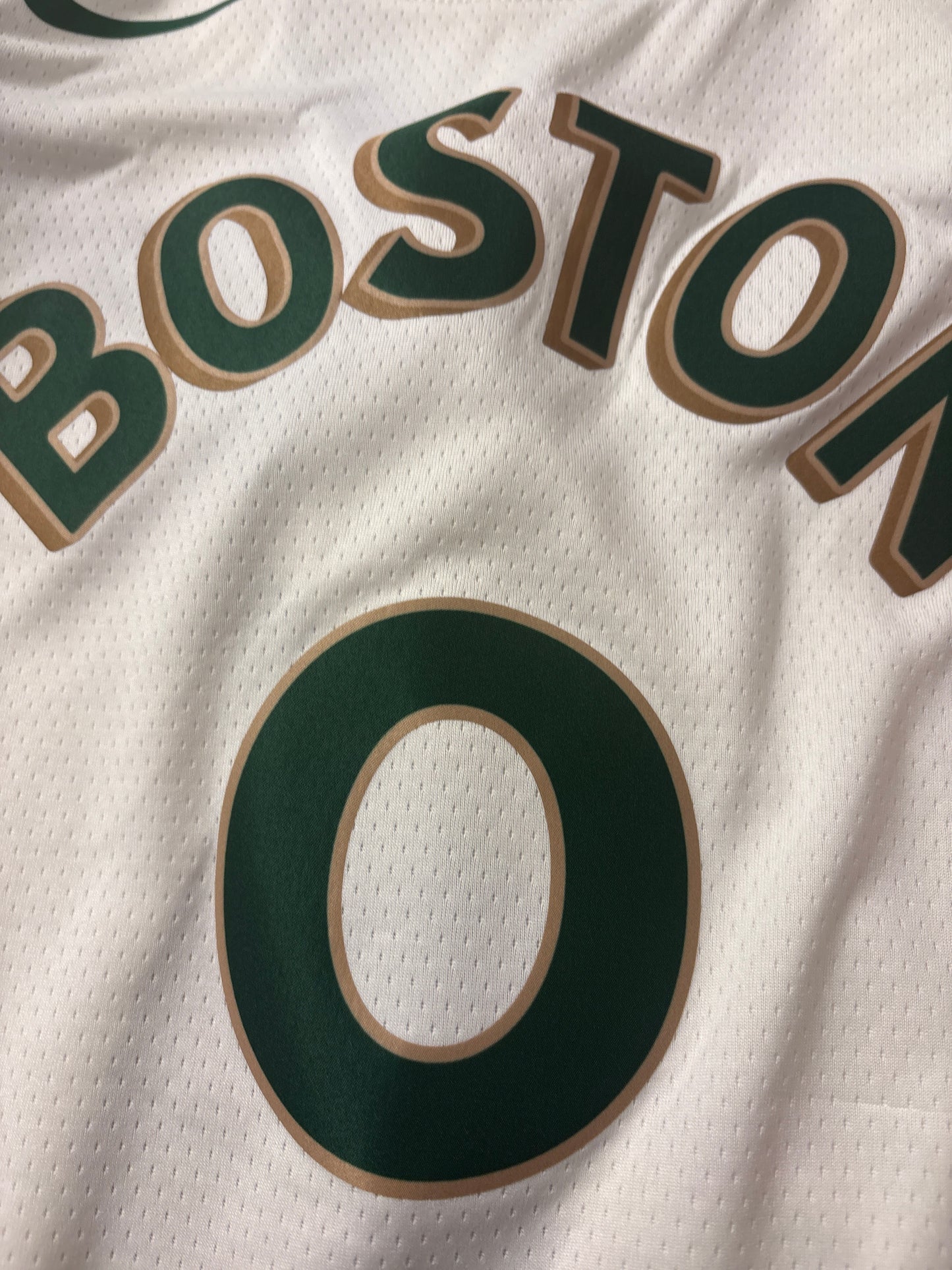 Nike NBA Trikot Boston Celtics, Größe XL in weiss/grün/hellbraun