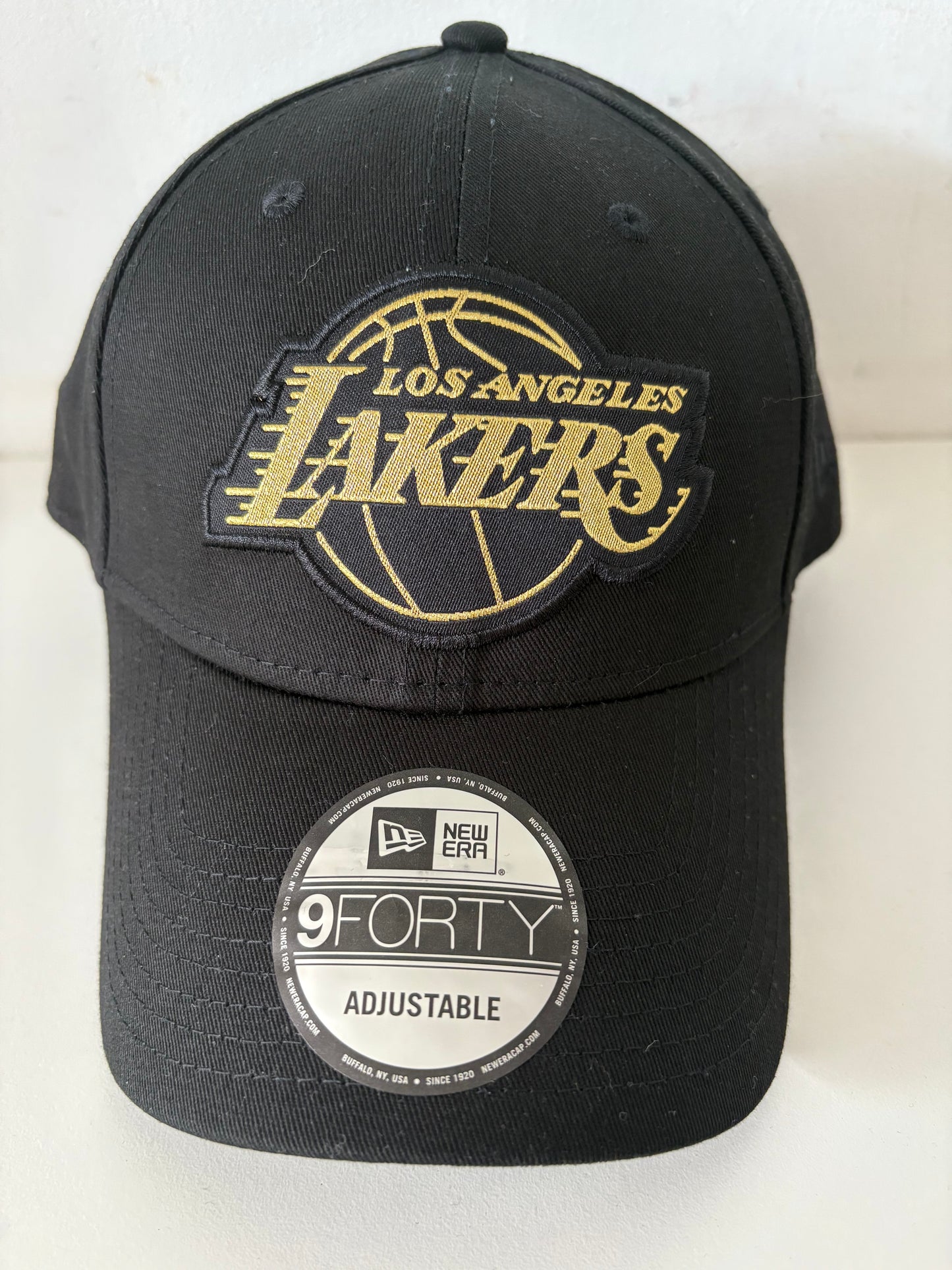 New Era Cap Los Angeles Lakers in schwarz/gold, Größe verstellbar