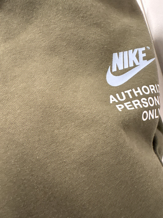 Nike Hoodie Größe wählbar in dunkelgrün/Muster