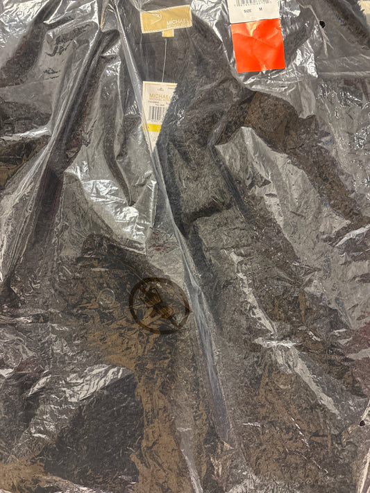 Michael Kors Teddyjacke schwarz, Größe wählbar