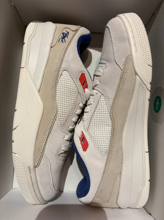 Nike Jordan Flight Court in beige/weiss/blau, Größe wählbar