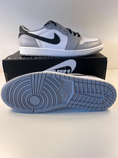 Air Jordan 1 Retro low, weiss/grau/schwarz, Größe wählbar