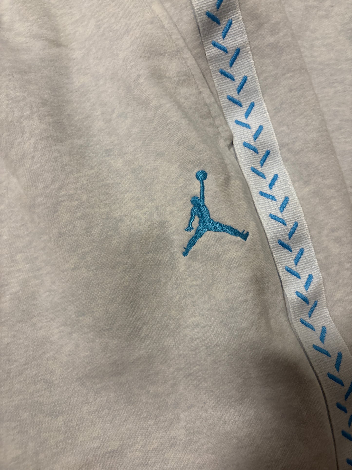 Jordan Jogginghose, grau/blau, Größe XL