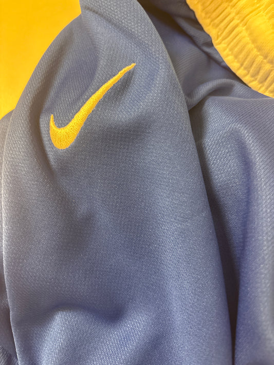 Nike kurze Basketball Hose, blau/weiss, Größe wählbar