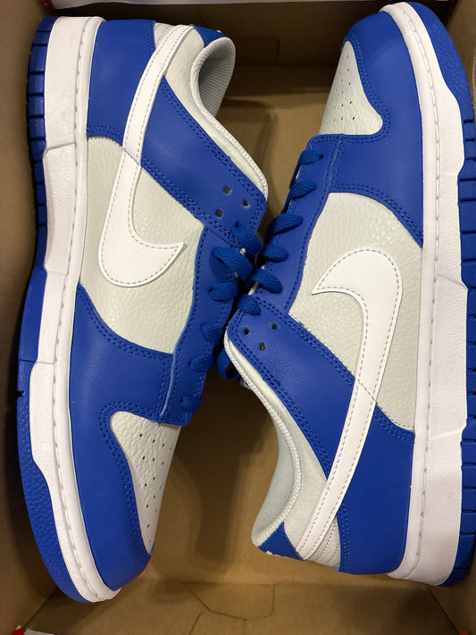 Nike Dunk low, Gr. 47 in blau/grau/weiss
