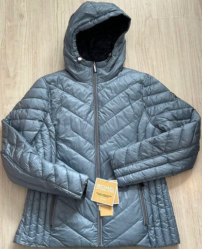 Michael Kors Wendejacke in hellblau/dunkelblau, Grösse M