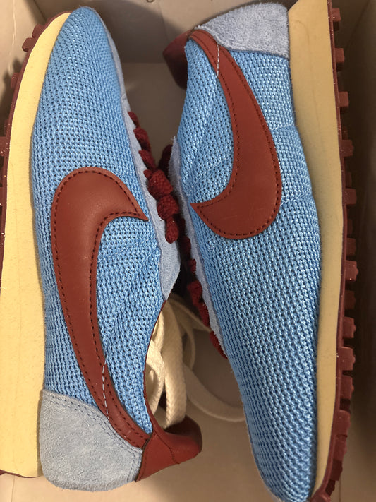 Nike LD-1000 in blau/weinrot, Größe 40