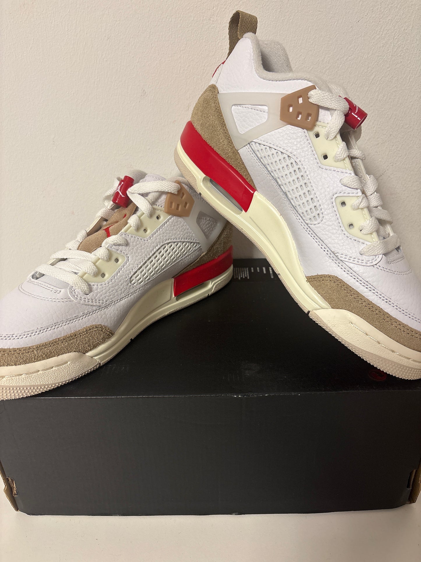 Nike Jordan Spizike Low, in braun/rot/weiss, Größe 40