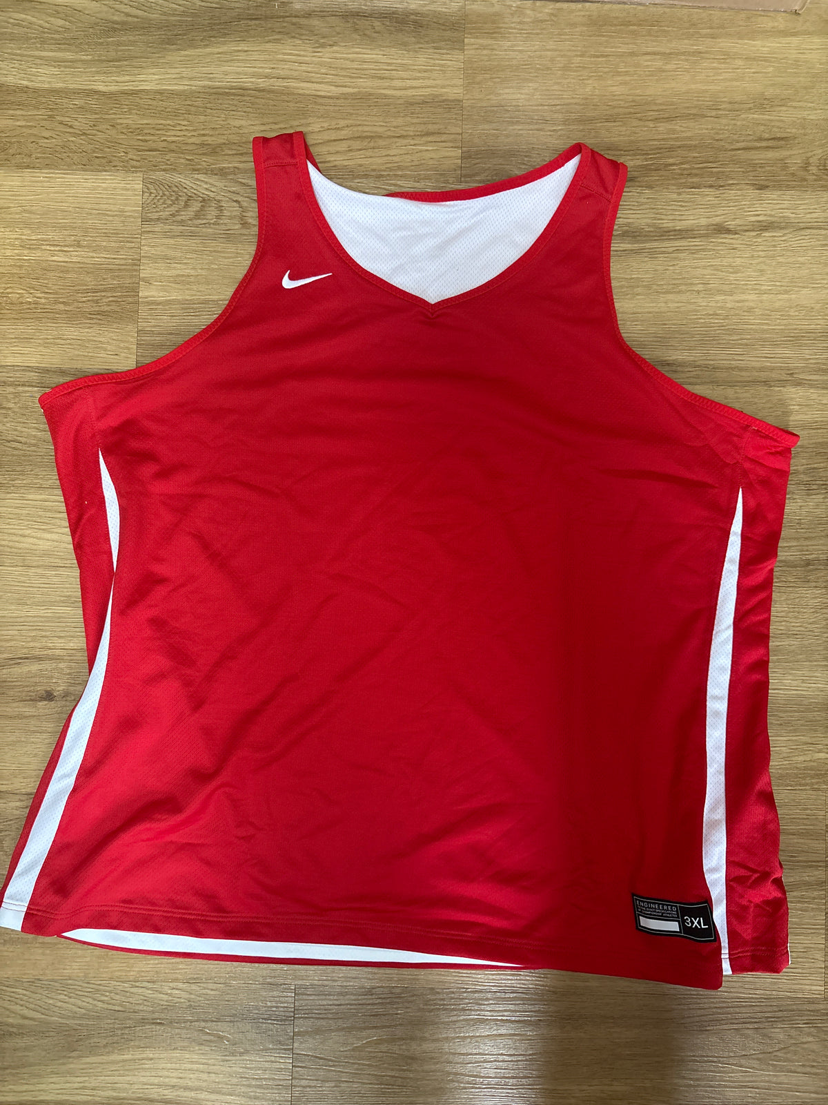 Nike Trägershirt, Größe wählbar in rot/weiss, Wendbar