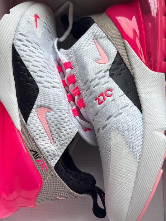 Nike Air Max 270 Größe 38,5 in weiss/pink/schwarz