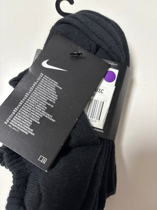 Nike kurze Socken, 3er Pack in schwarz, Größe 34-38