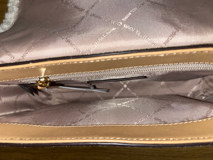 Michael Kors Bradshaw Umhängetasche beige Fell