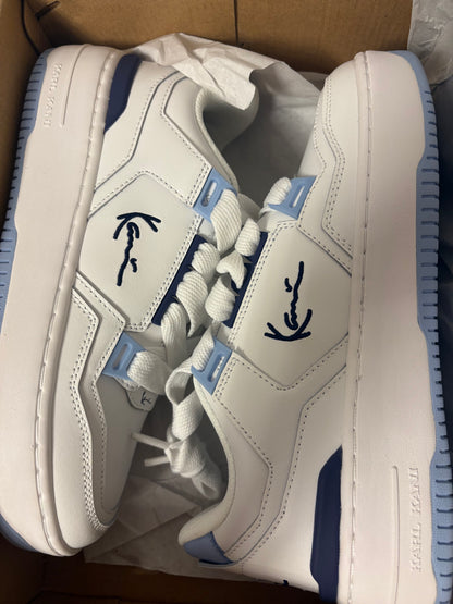 Karl Kani Sneaker in weiss/hellblau/blau, Größe 38,5