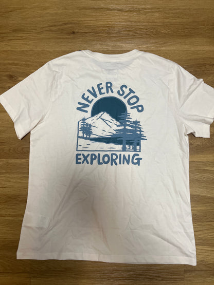 North Face Damen Shirt in Creme/backprint, Größe L