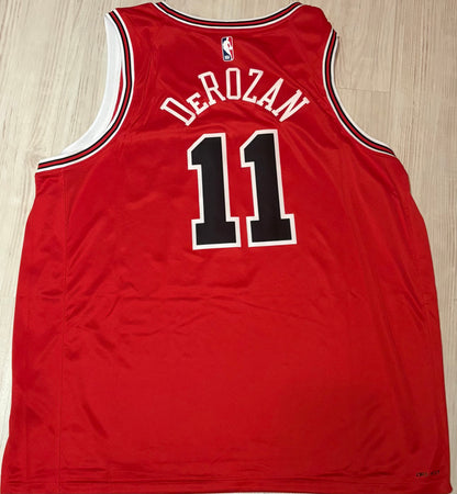 Nike NBA Trikot Chicago Bulls, Größe wählbar in rot/schwarz