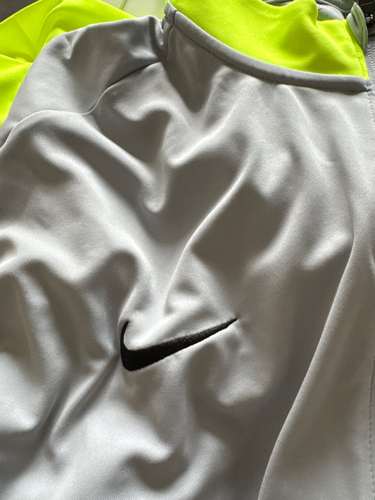Nike Trainingsjacke, grau/neon/schwarz, Größe XXXL