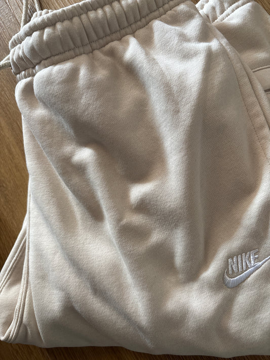 Nike Jogginghose in Creme, Größe M