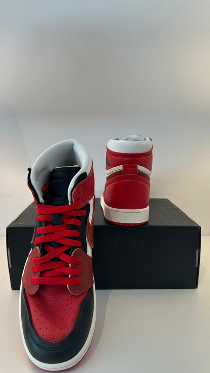 Nike Air Jordan 1 MM High, schwarz/rot/weiss, Größe 44