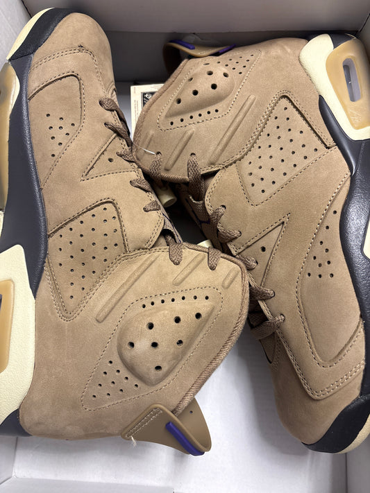Nike Jordan 6 Retro in braun, Gr. 44