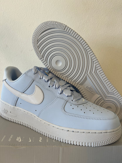 Nike Air Force Retro in hellblau/grau, Größe wählbar