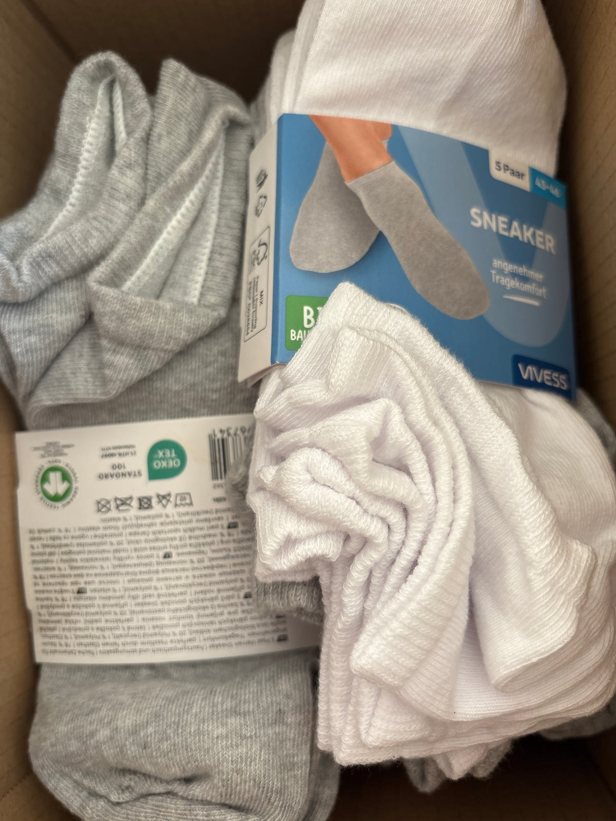 Socken kurz, 30er Pack, Größe 43-46