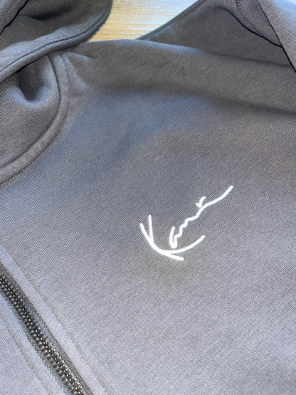 Karl Kani Joggingjacke in dunkelgrau, Größe wählbar