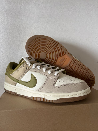 Nike Dunk low weiß/beige/grün, Größe 38,5