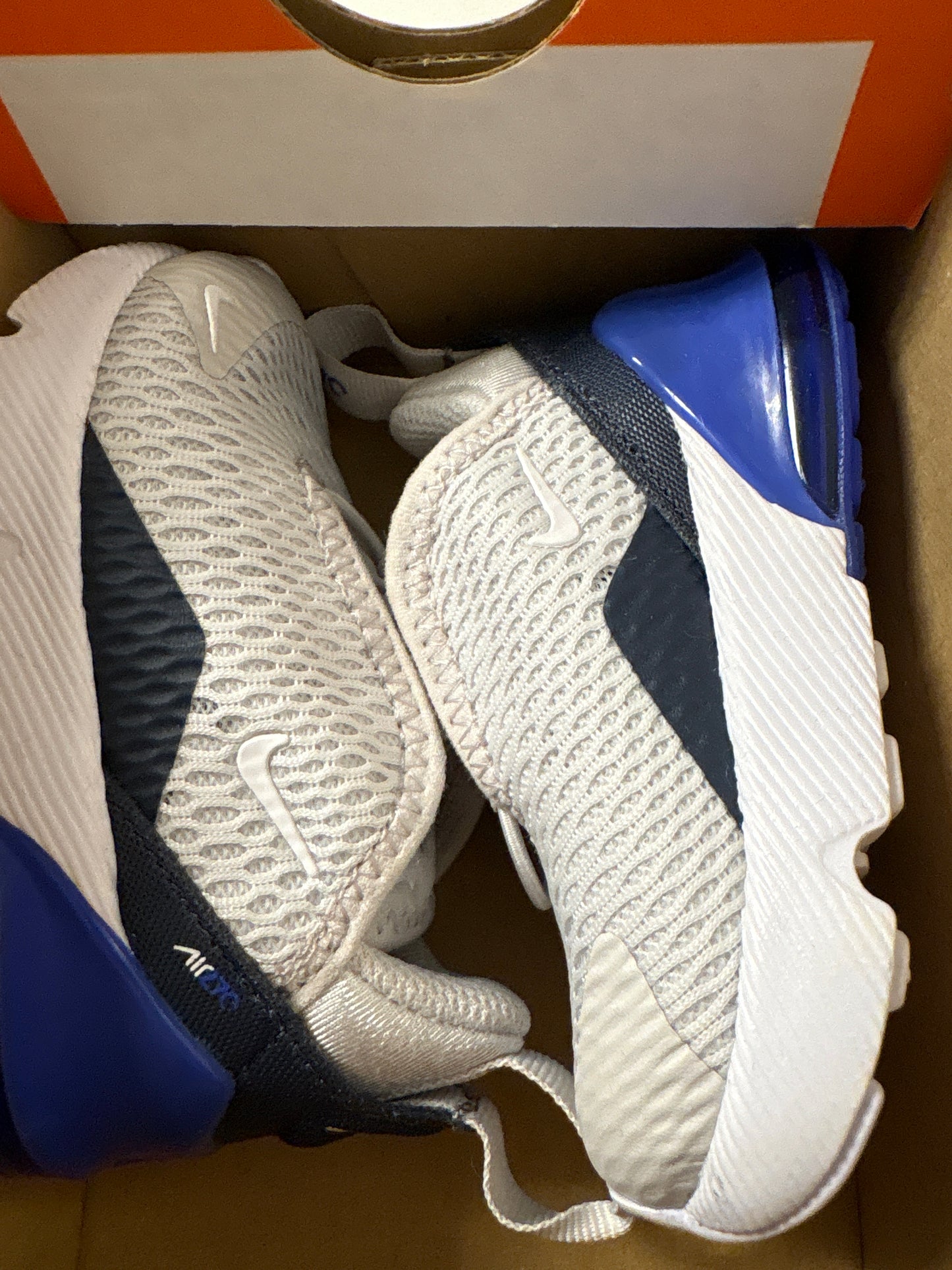 Nike Air Max 270, in grau/blau/, Größe 19,5