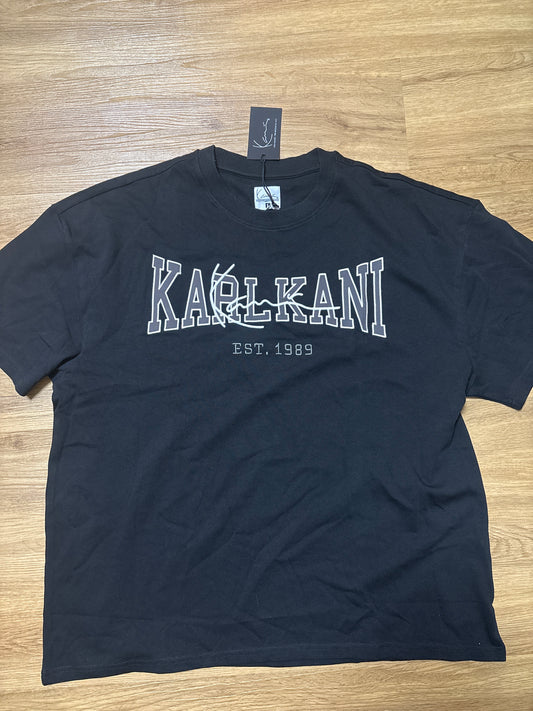 Karl Kani Tshirt, Größe wählbar, schwarz/Muster