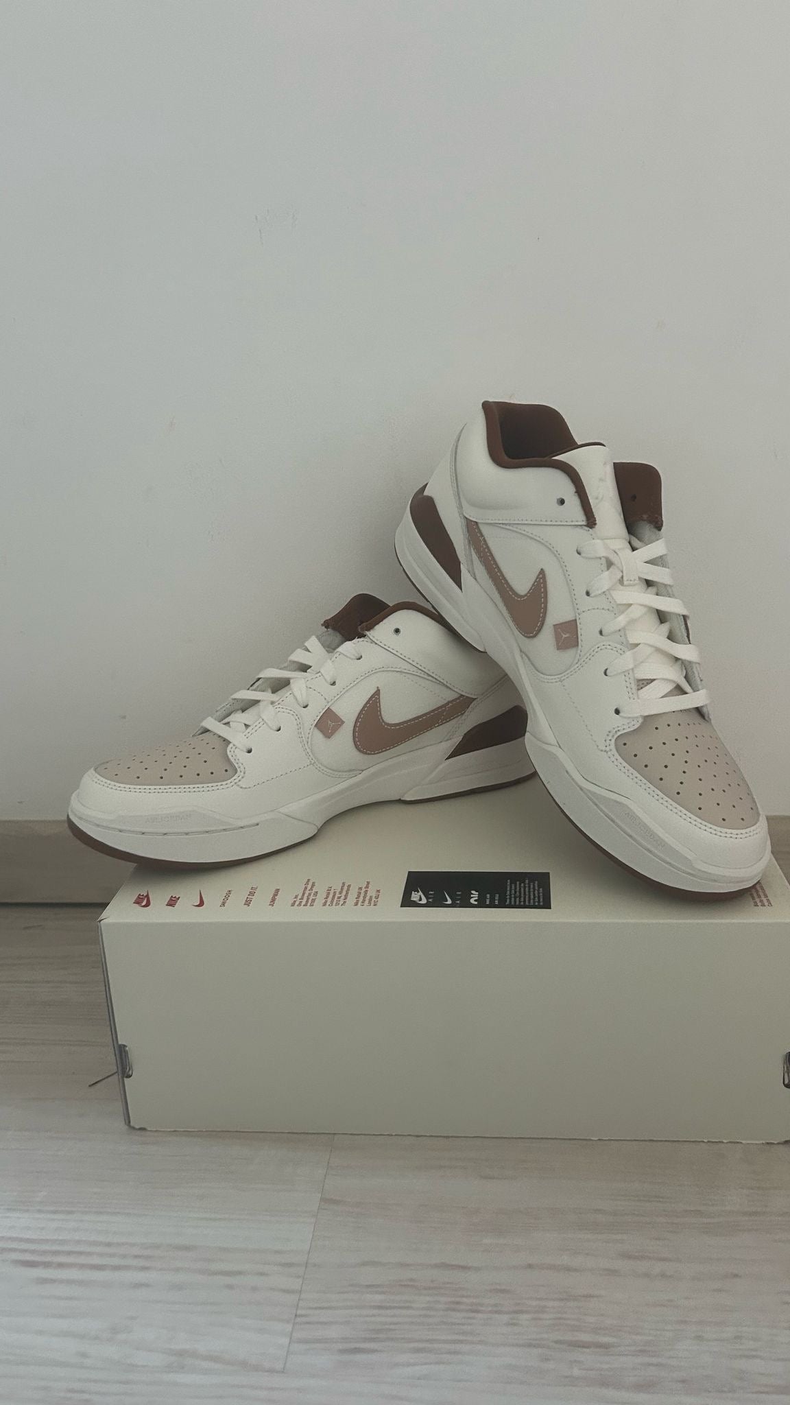 Nike Jordan Stadium 90 in weiss/braun, Größe 43