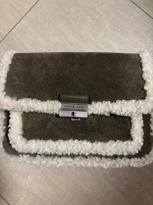 Michael Kors Bradshaw Umhängetasche dunkelgrün Fell