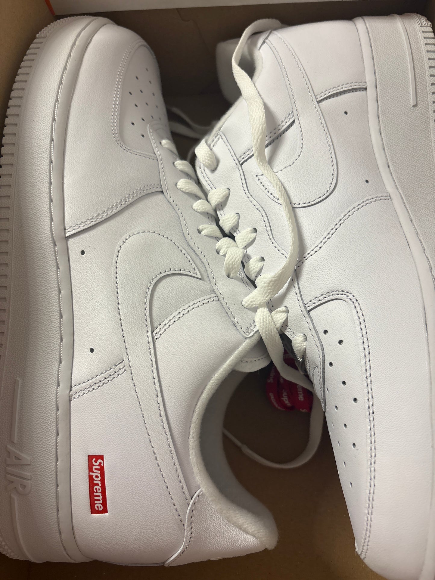 Nike Air Force 1 Supreme, Größe wählbar, weiss