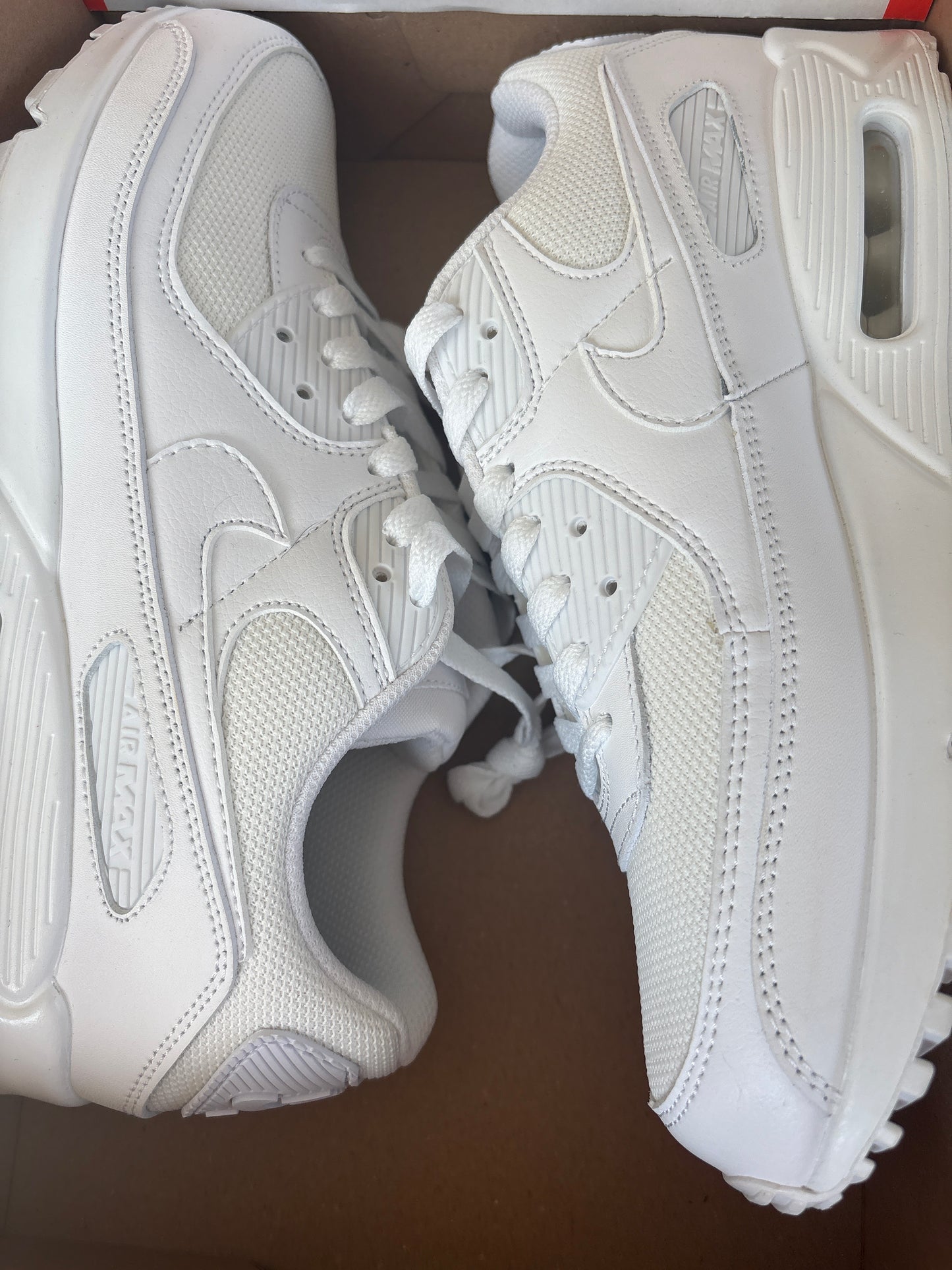 Nike AirMax 90 in weiss, Größe 43