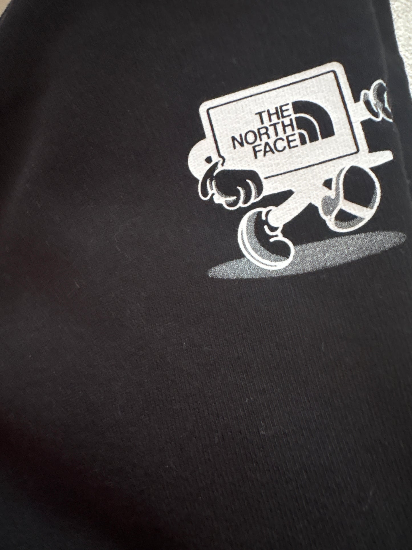 North Face Hoodie schwarz/Muster, Größe wählbar