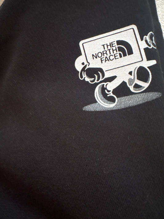 North Face Hoodie schwarz/Muster, Größe wählbar