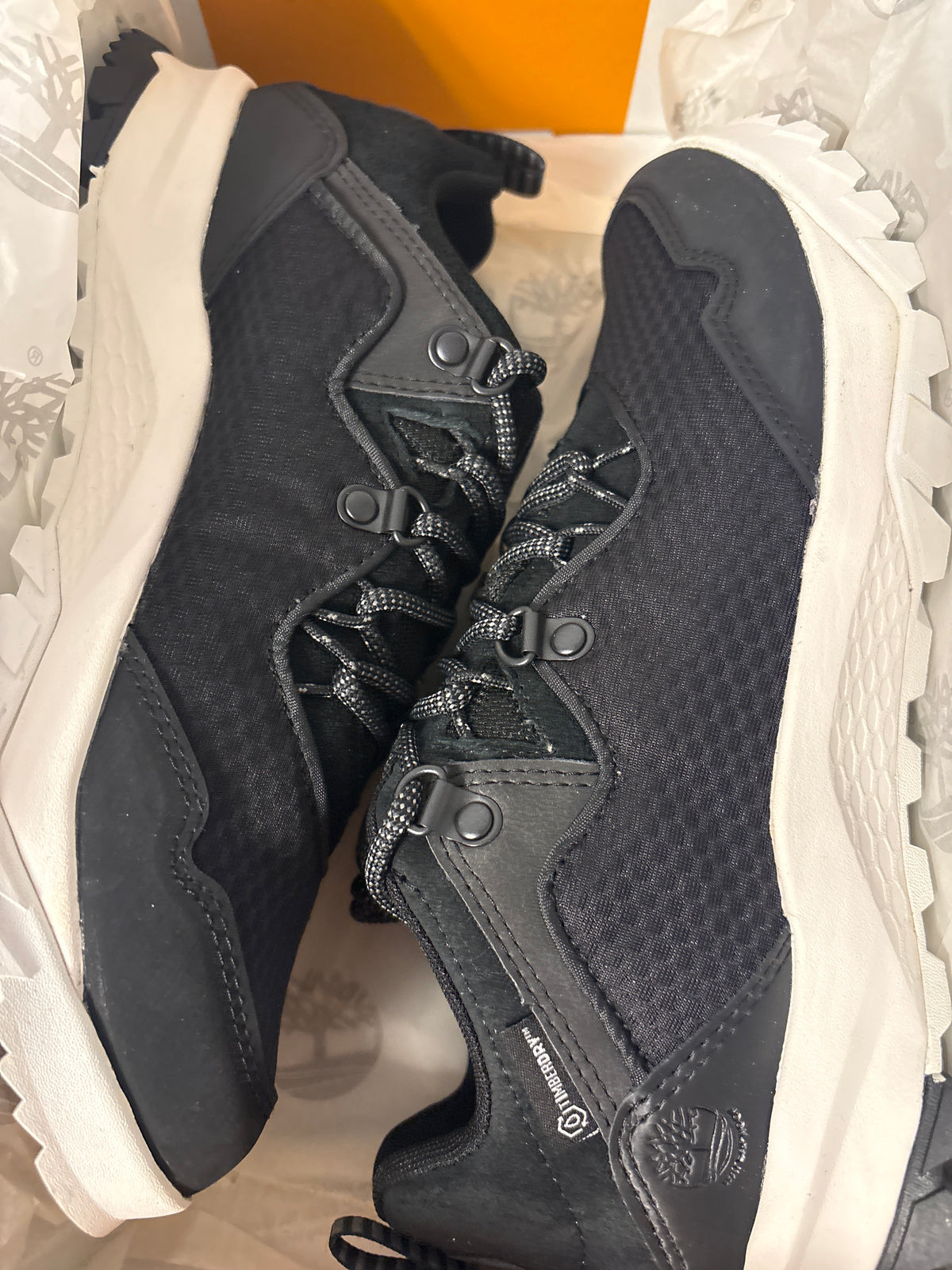 Timberland Lincoln Peak WP L/F Low Hiker, schwarz/weiss, Größe wählbar