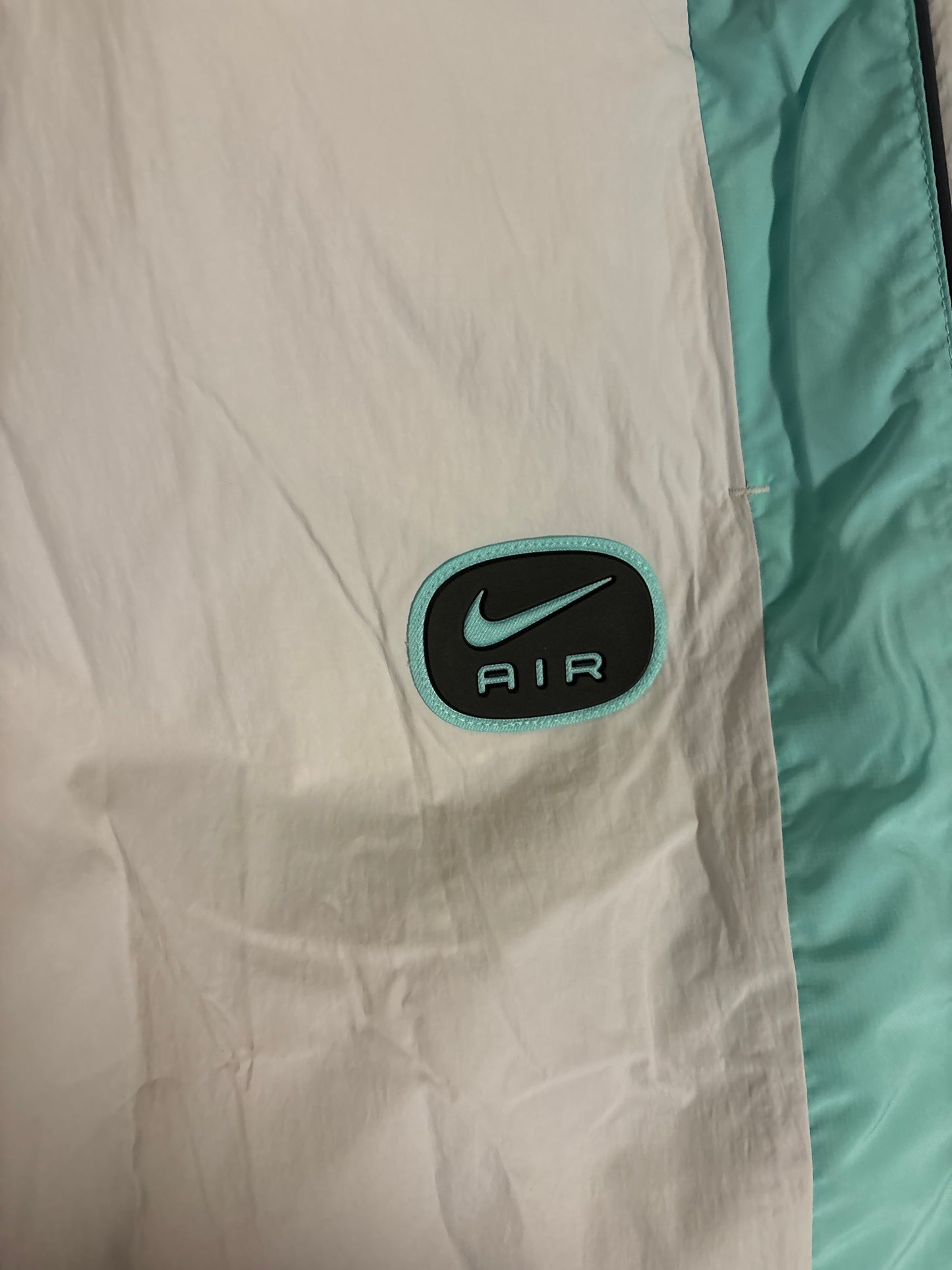 Nike Air Jogginghose, grau/türkis, Größe M