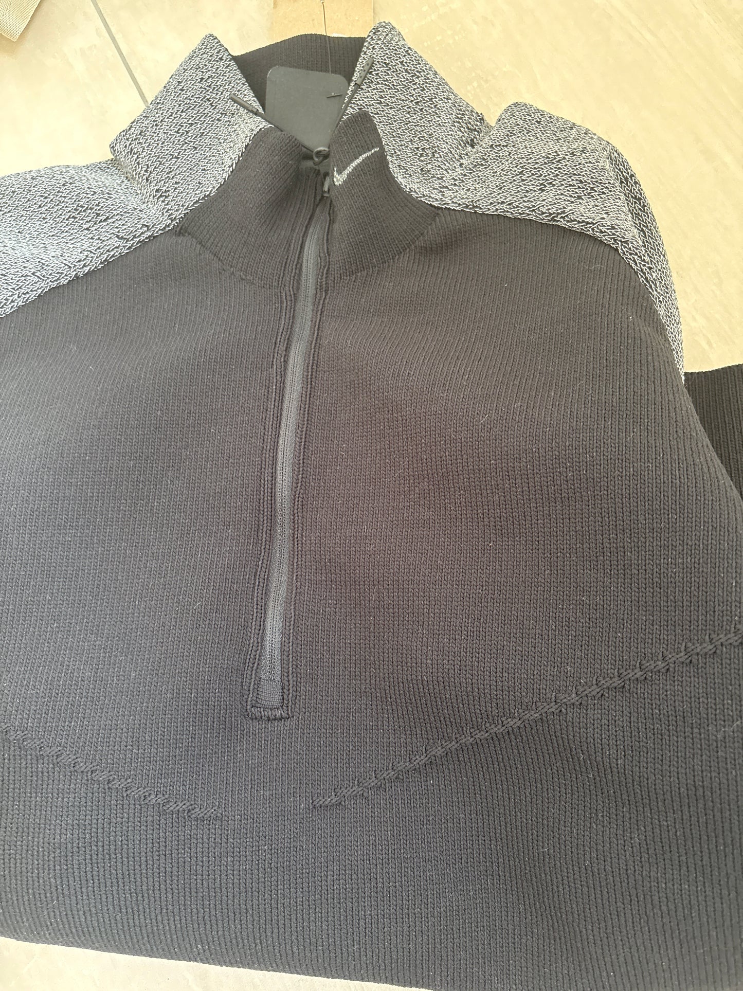 Nike Zipper schwarz/grau, Größe wählbar