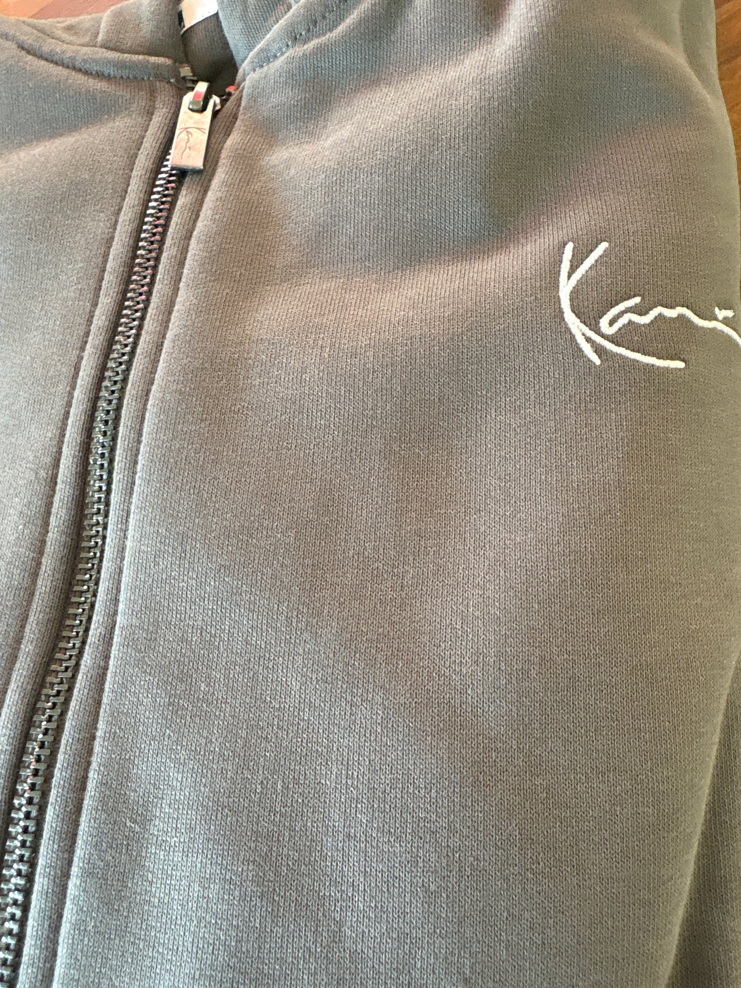 Karl Kani Joggingjacke, Größe XXL, dunkelgrau