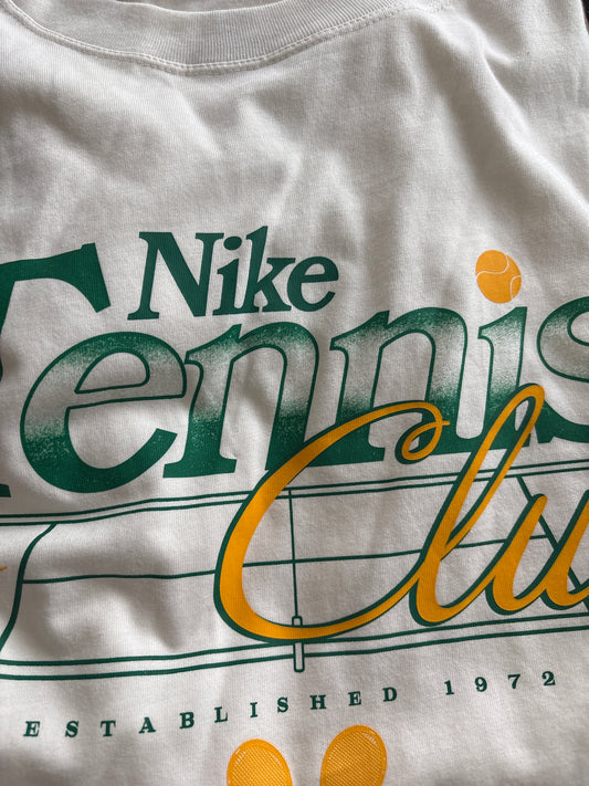 Nike Frauen Shirt, Größe M in weiss/Muster