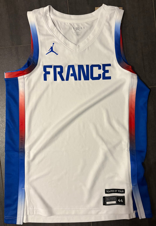 Nike Trikot Nationalmannschaft Frankreich, Größe wählbar in weiss/blau