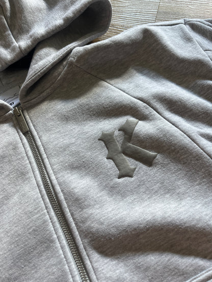Karl Kani Joggingjacke in grau, Größe M