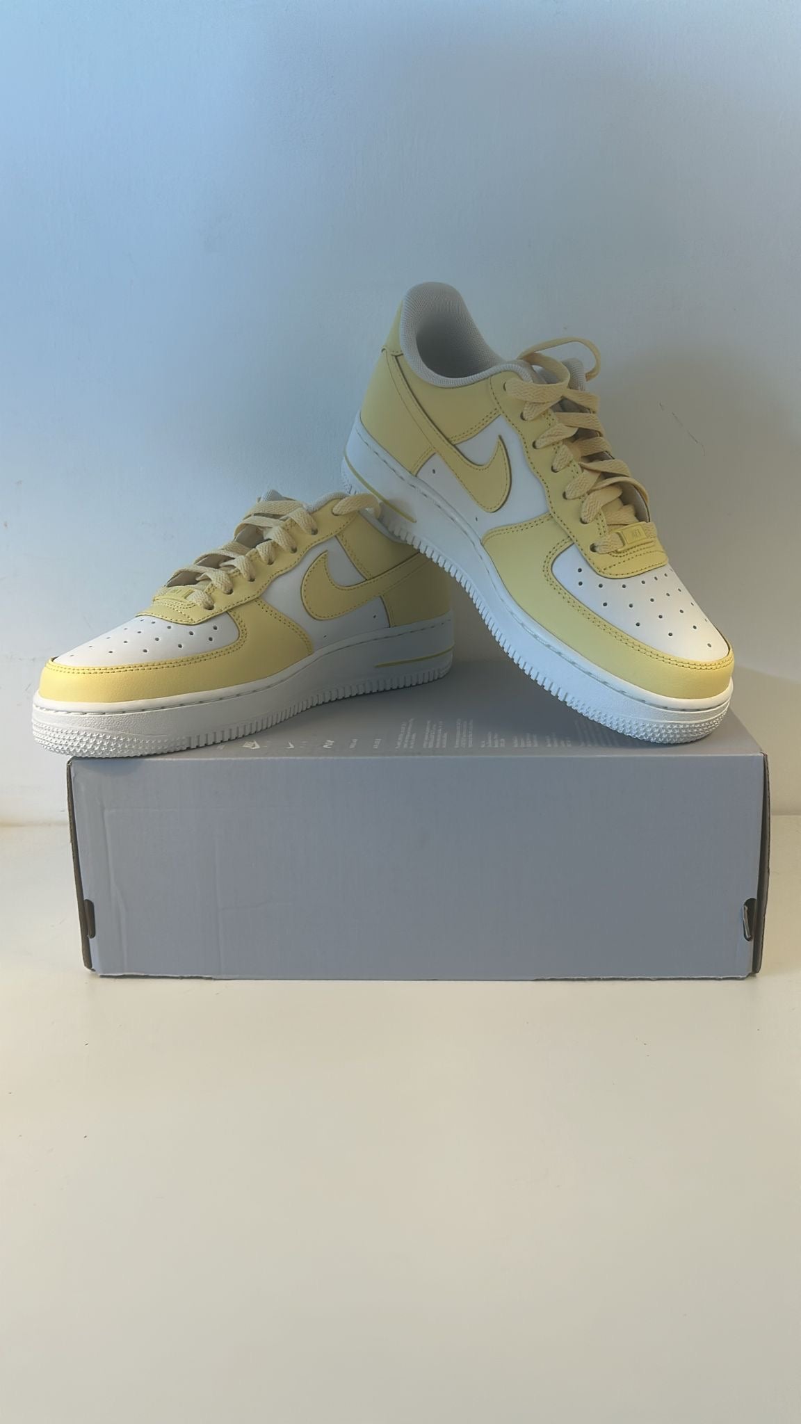 Nike Air Force 1 gelb/weiss, Gr. Wählbar