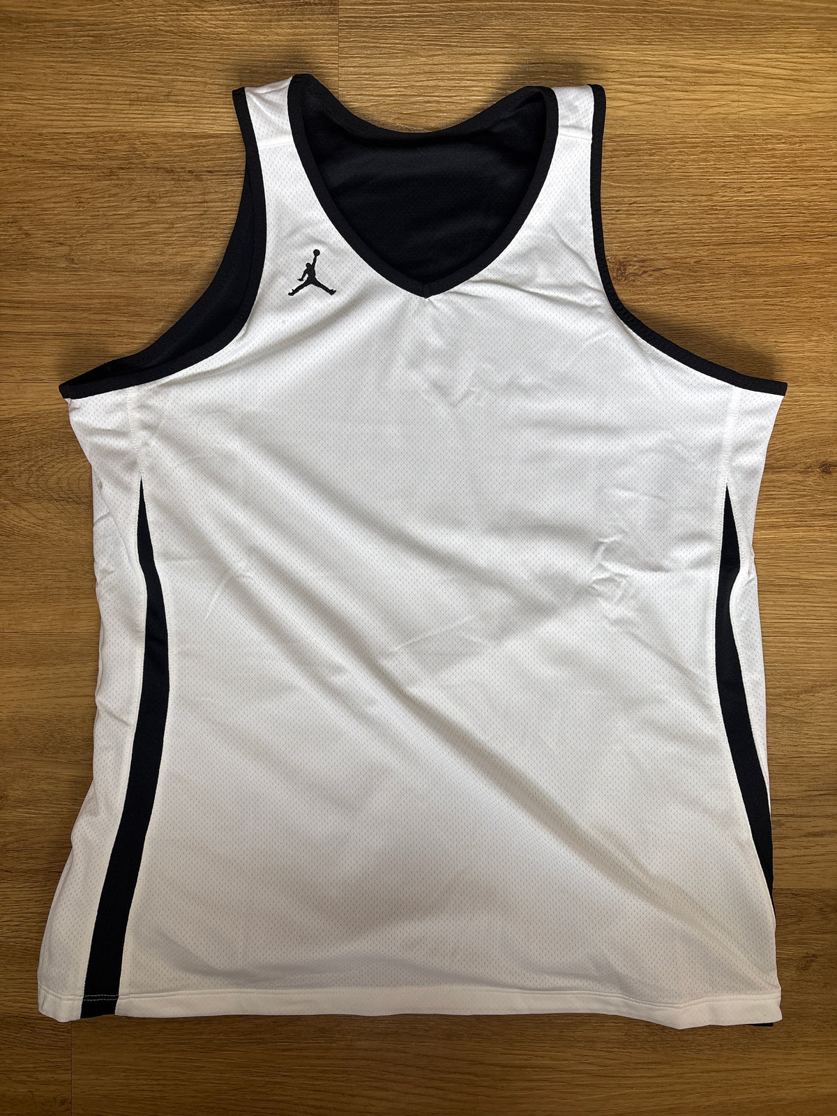 Nike Damen Jordan Trägershirt, wendbar, Größe wählbar in schwarz/weiss